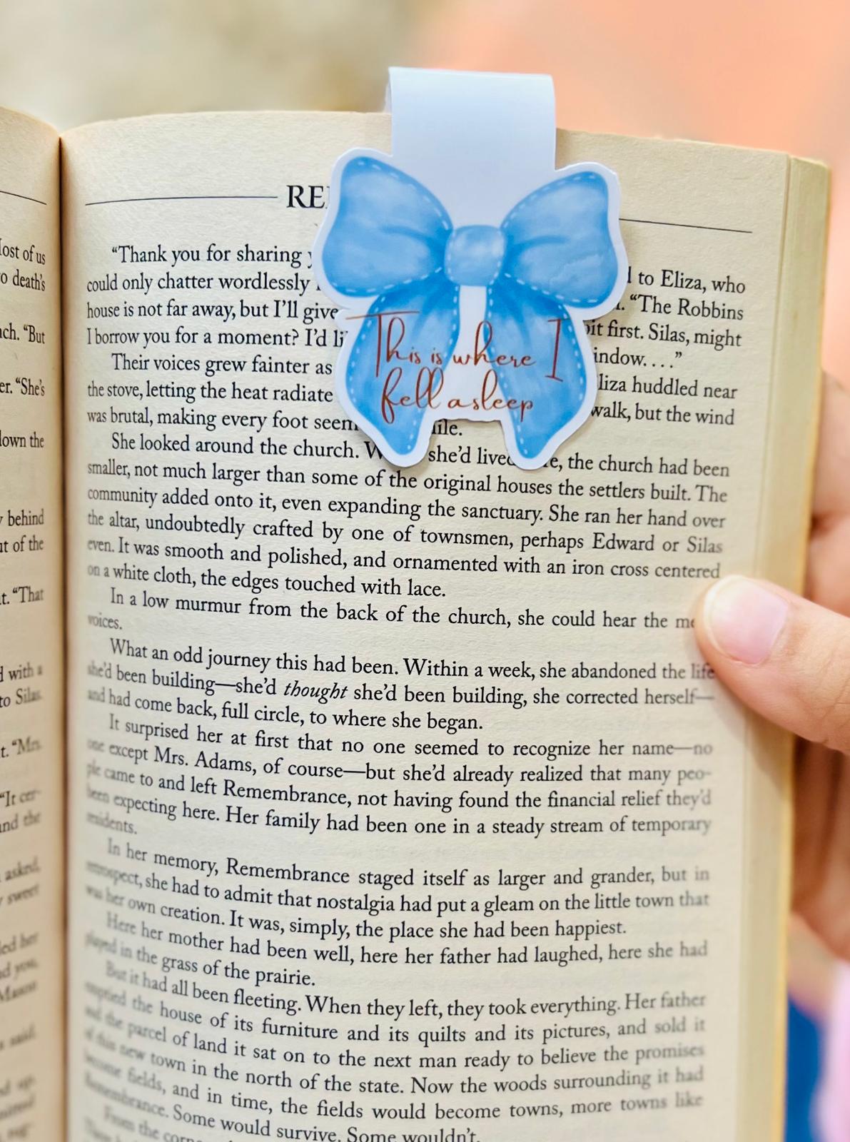 Bow Adorned Magnetic Book Marks (all three)