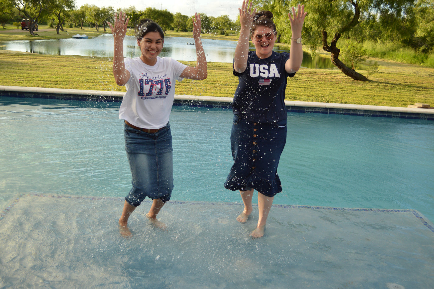 Stars, Stripes & Sunshine Crop Tee