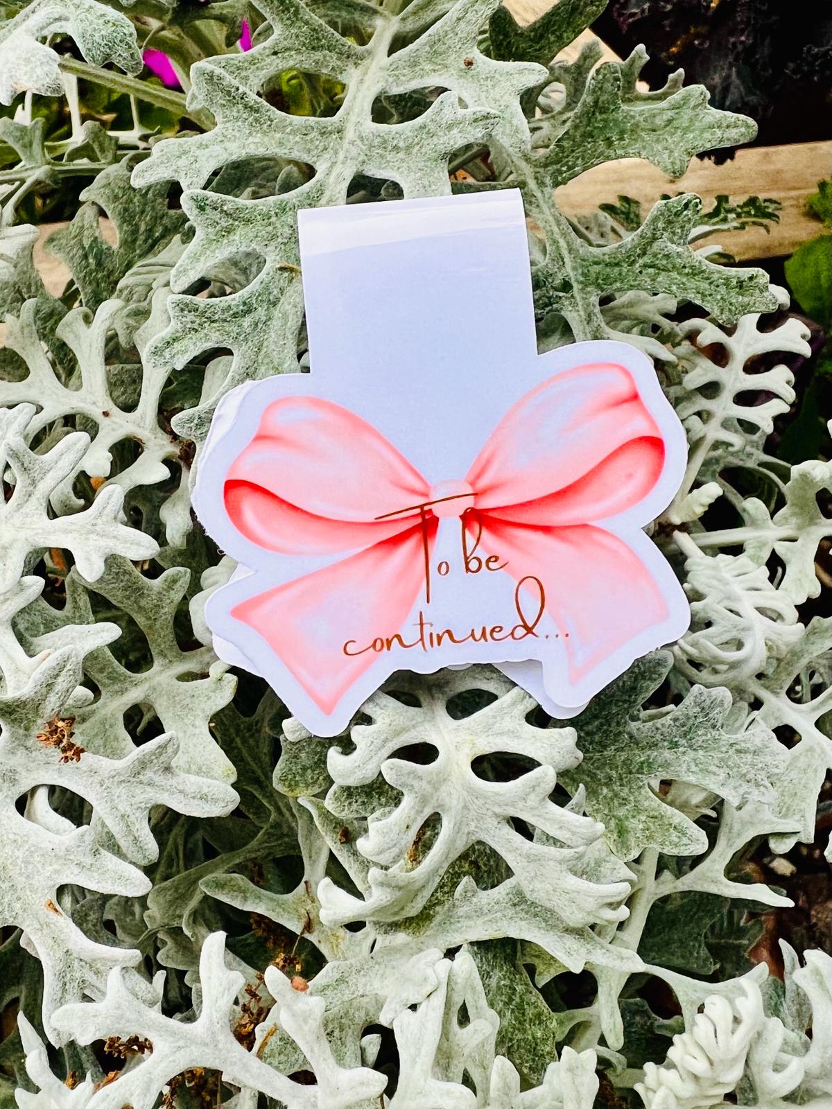 Bow Adorned Magnetic Book Marks (all three)
