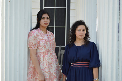 The Peach Blossom Drawstring Dress