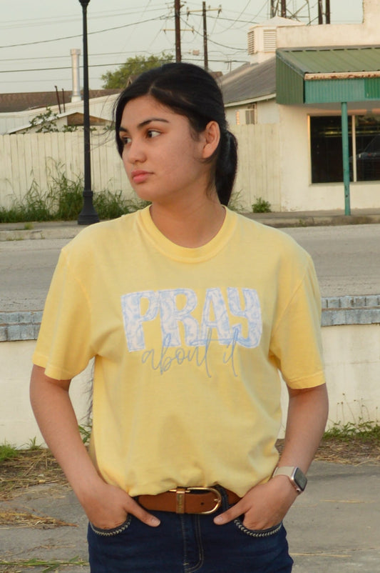Pray About It Short Sleeve Tee