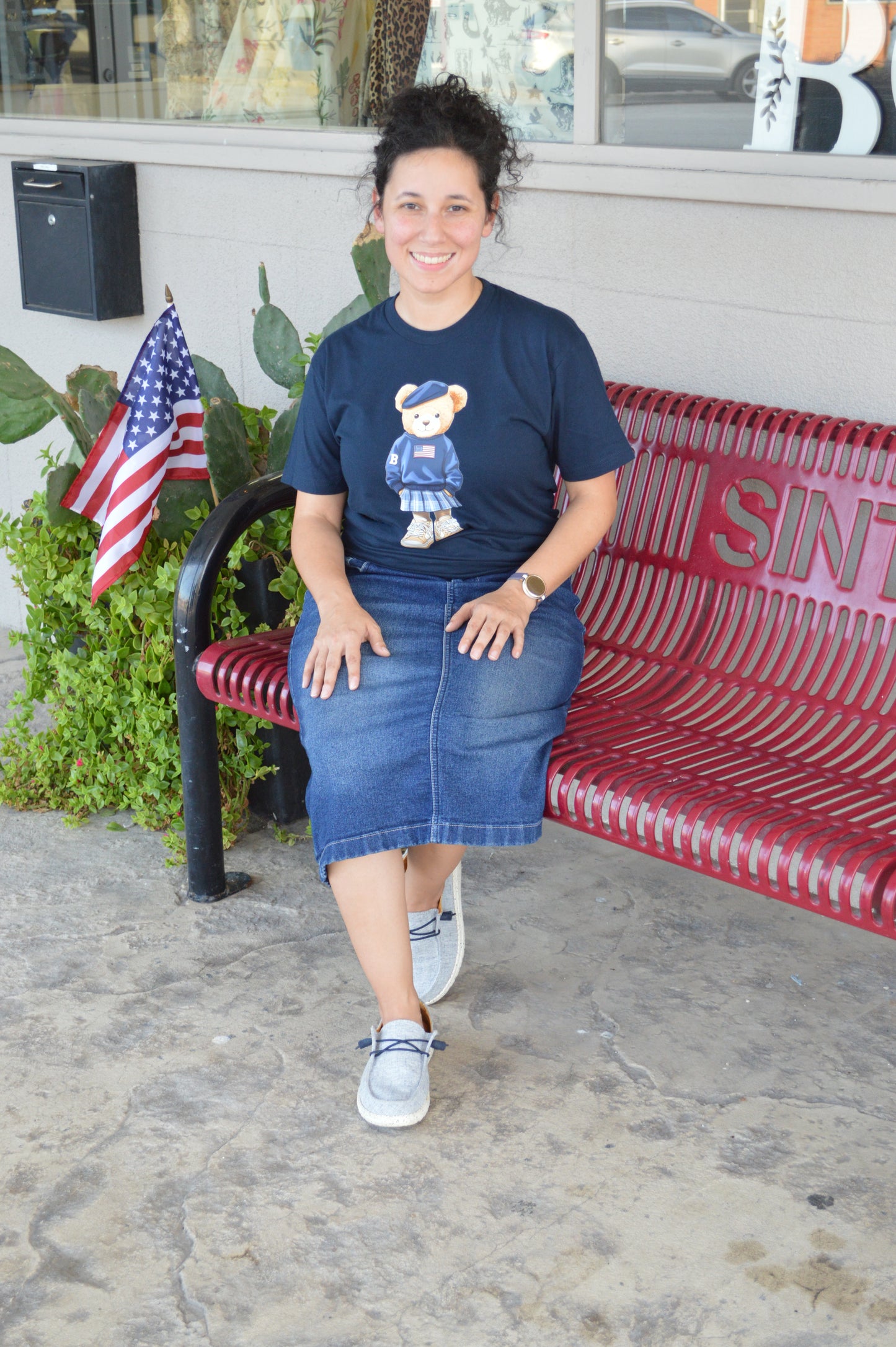 Belle Bear Americana 250th Short Sleeve Tee