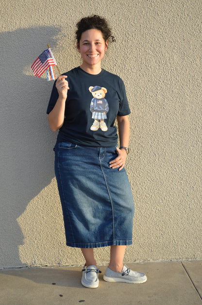 Belle Bear Americana 250th Short Sleeve Tee