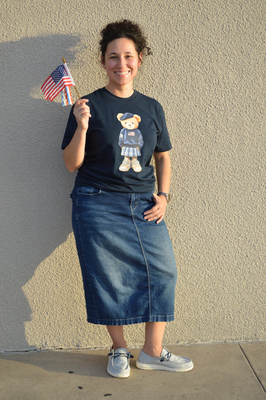 Belle Bear Americana 250th Short Sleeve Tee
