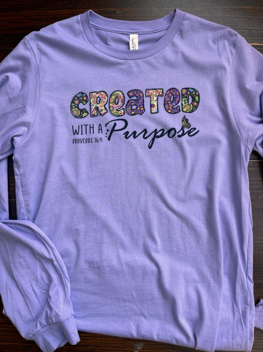 "Created with a purpose"