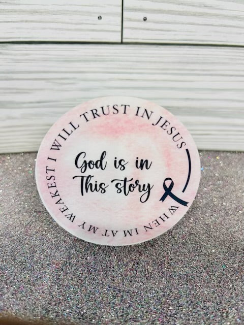 "God Is In This Story" Sticker