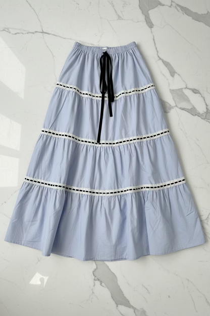 Light Blue 3-Layered Skirt