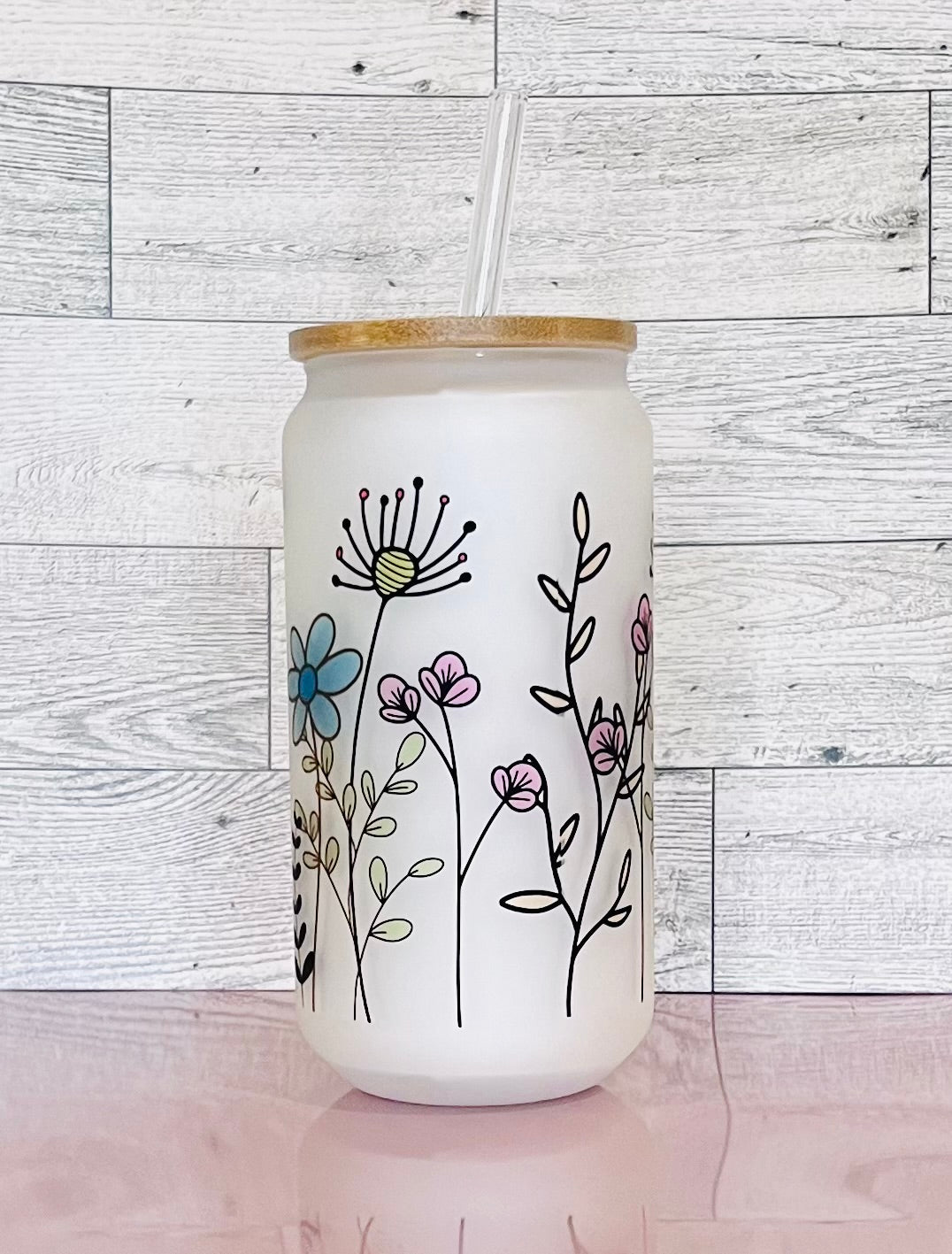 "Teachers plant seeds that grow forever" 18oz glass Tumbler