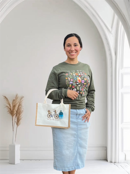 It Is Well Floral Tee