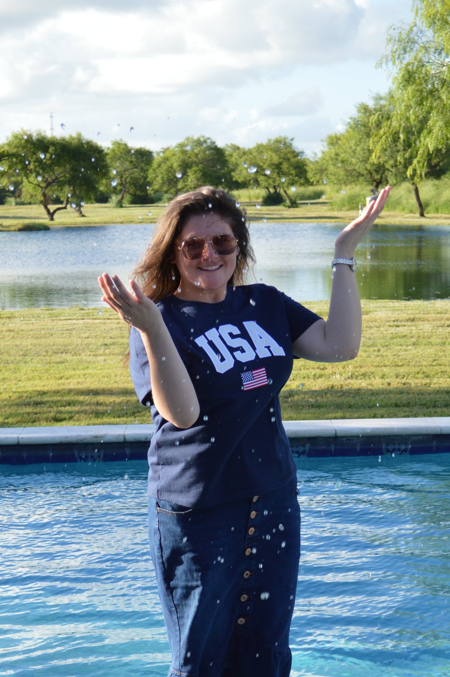 Stars, Stripes & Sunshine Crop Tee