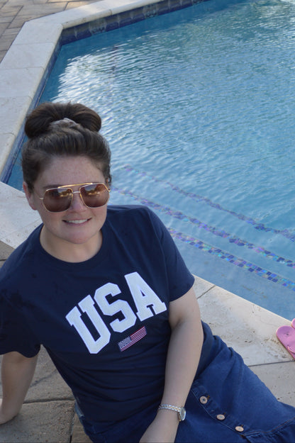 Stars, Stripes & Sunshine Crop Tee