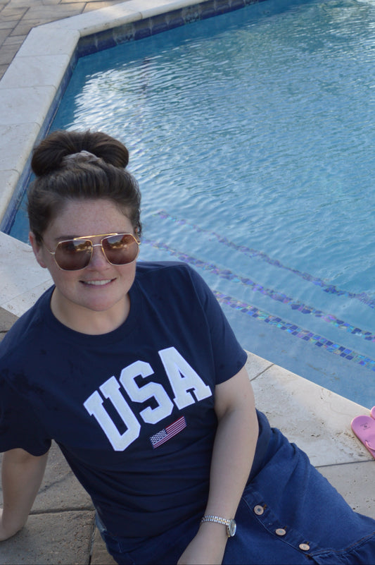 Stars, Stripes & Sunshine Crop Tee