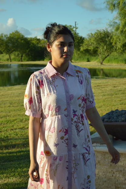 The Plum Bloom Swing Dress