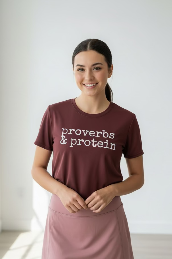 Proverbs & Protein Performance Tee