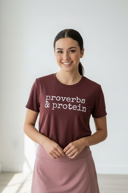 Proverbs & Protein Performance Tee