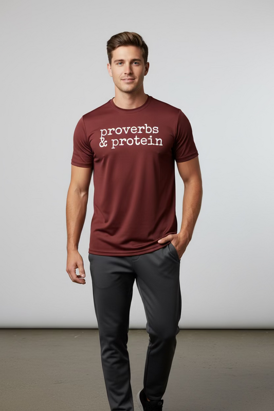 Proverbs & Protein Performance Tee