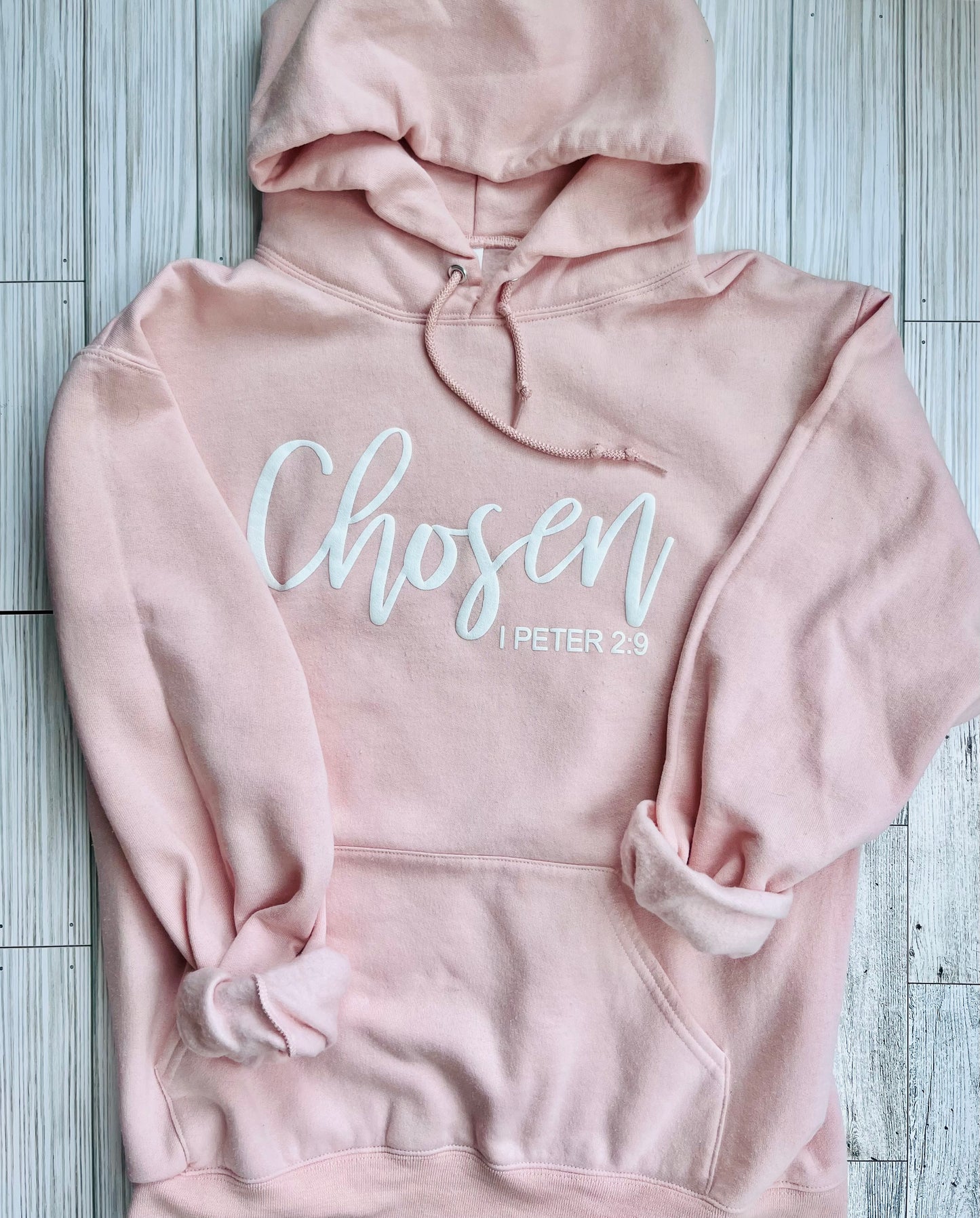 "Chosen" 1 Peter 2:9 Hooded Sweatshirt